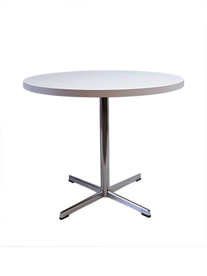 Round Formica Dining Table Pastoe Style, Round Formica Dining Table