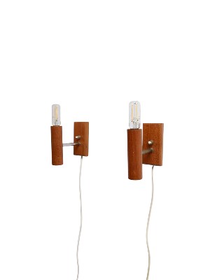Set of 2 Danish wall lamps