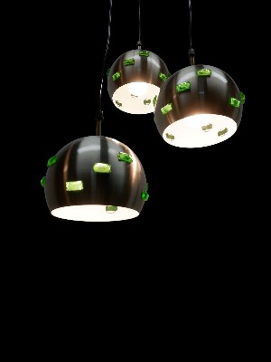 Space age cascade hanging lamp, 1970s - Image 3