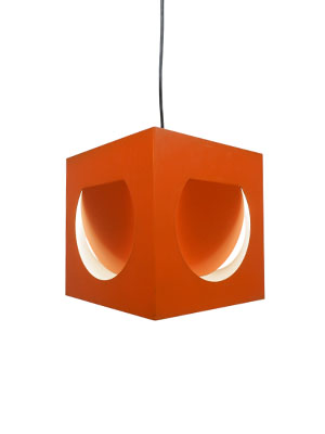 Cubist hanging lamp Stockmann Orno, 1960s