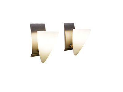 Set of 2 Herda wall lamps, 1980s