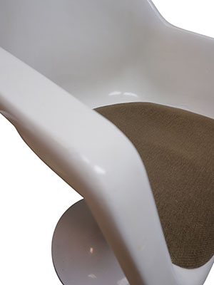 Set of 4 swivel chairs by Oskar Winkler, 1970s - Image 7