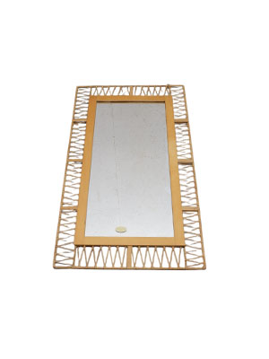 Sonneberg Rattan Wall Mirror, 1970s