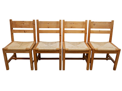 Set of 4 Danish chairs by Tage Poulsen, 1970s - Image 2