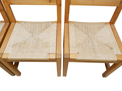 Set of 4 Danish chairs by Tage Poulsen, 1970s - Image 7